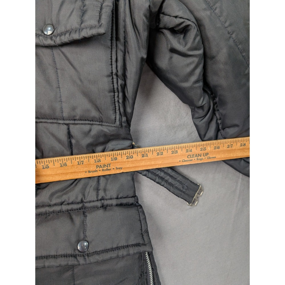 Walls Blizzard-Pruf Insulated Snow Suit Mens Medium Tall Black Yellow Stripe - Picture 8 of 9